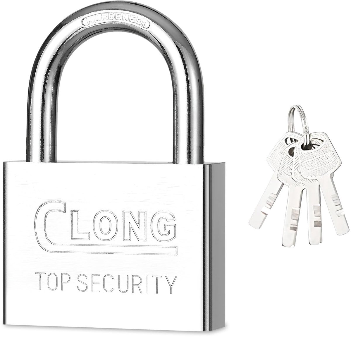 Solidchoice - Veiligheidshangslot met Lange Beugel voor Diverse Toepassingen