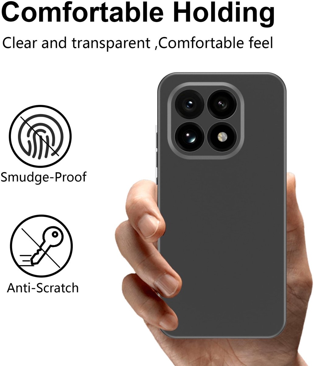 Solidchoice - Zachte Beschermcase voor Xiaomi 15T van Hoogwaardige Liquid Silicone