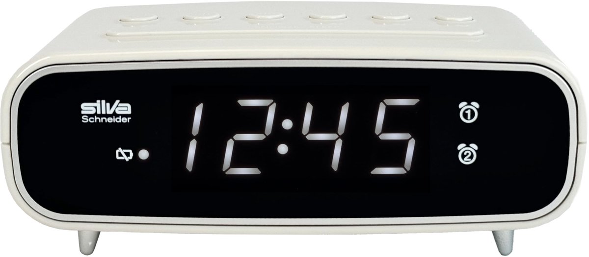 Solidchoice - Digitale Klokradio met Dual Alarm en Slaapfunctie