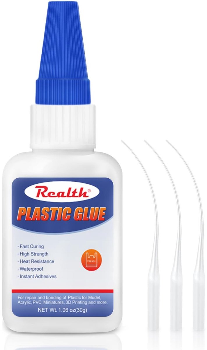 Solidchoice - Plastic Lijm 30 g Sterke Transparante Lijm voor Kunststoffen