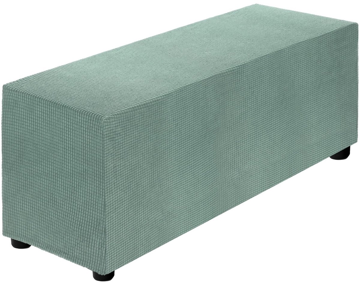 Solidchoice - Stretch Ottoman Cover Rectangular voor Voetensteun in Woonkamer en Slaapkamer