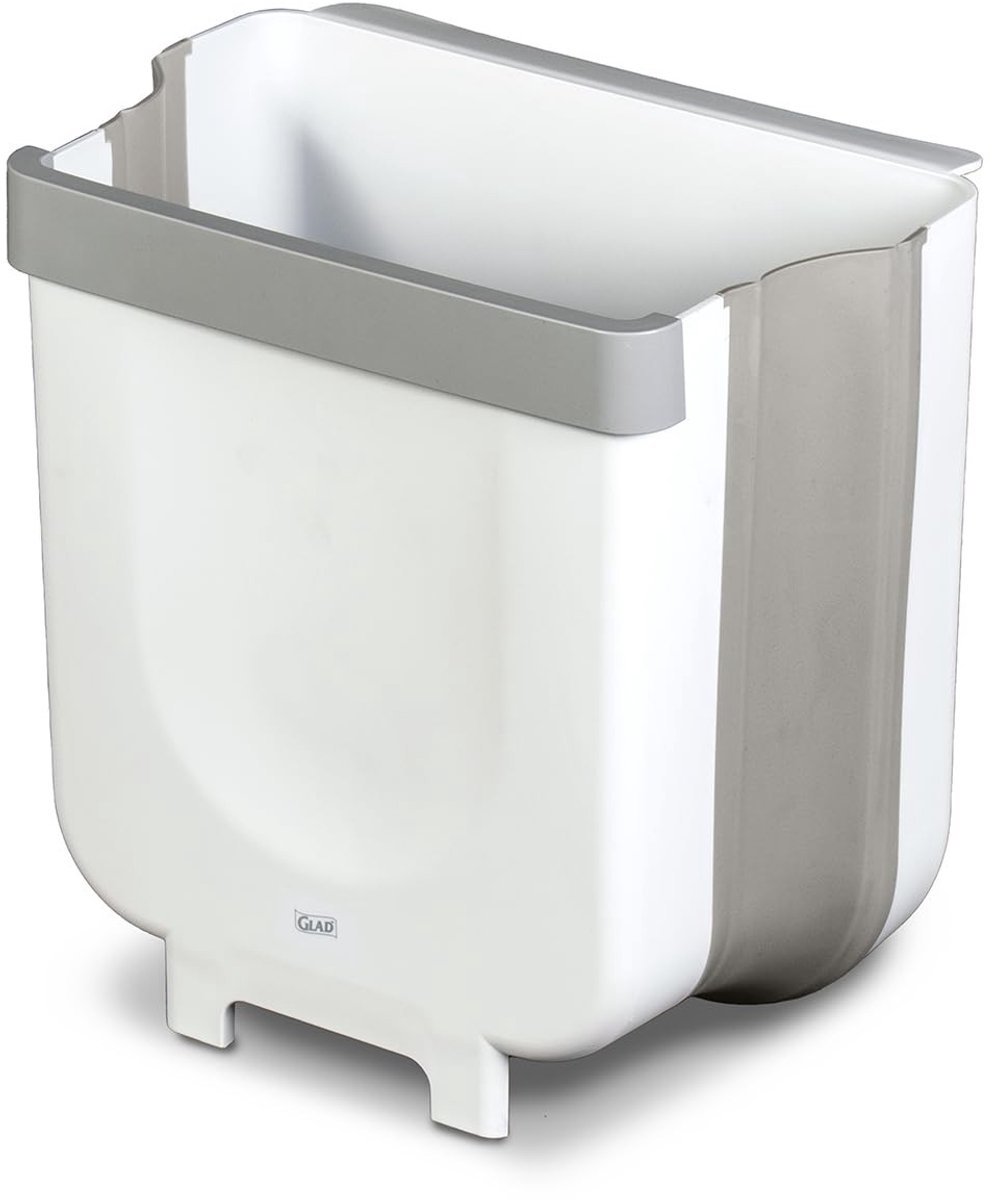 Solidchoice - Opvouwbare Vuilnisbak voor Binnen en Buiten, 7.5 Liter