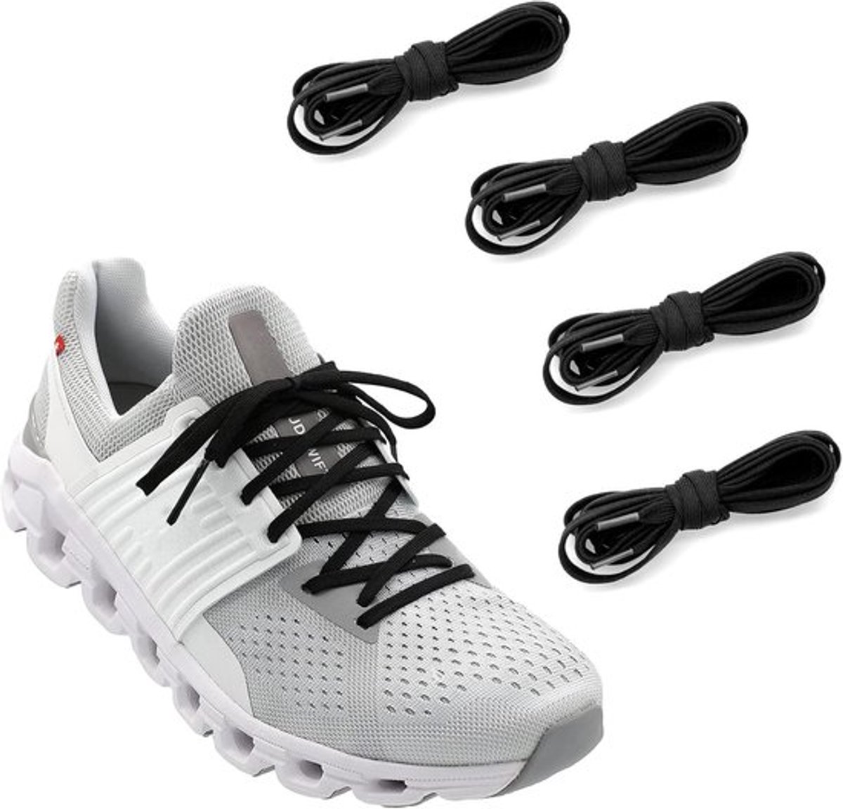 2 Paar Platte Dunne Schoenveters voor Sneakers