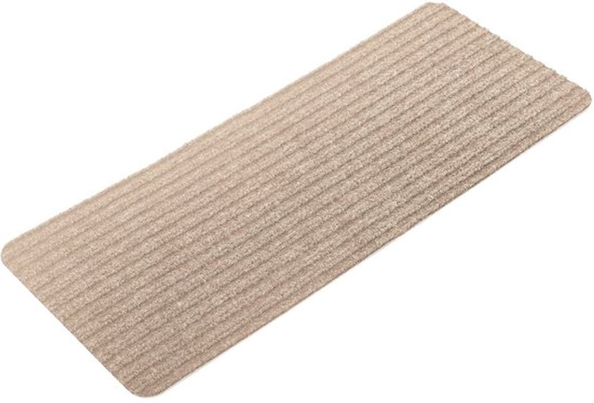Trapmatten Antislip - Zelfklevende Trapmatten 15 Stuks - Snijdbaar & Herbruikbaar - Beige - 76 x 20 cm - Voor Huisdieren en Senioren - Trapmat
