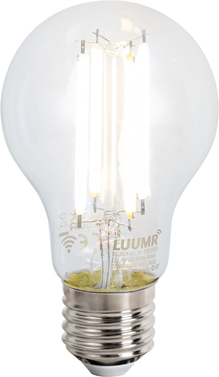 Qazqa smart led art deco plafondlamp, plafonniere - Vidro Smart - zwart met rookglas, rond, 2700K - 6500K, dimbaar, 3-lichts, 32cm, ideaal als hal,