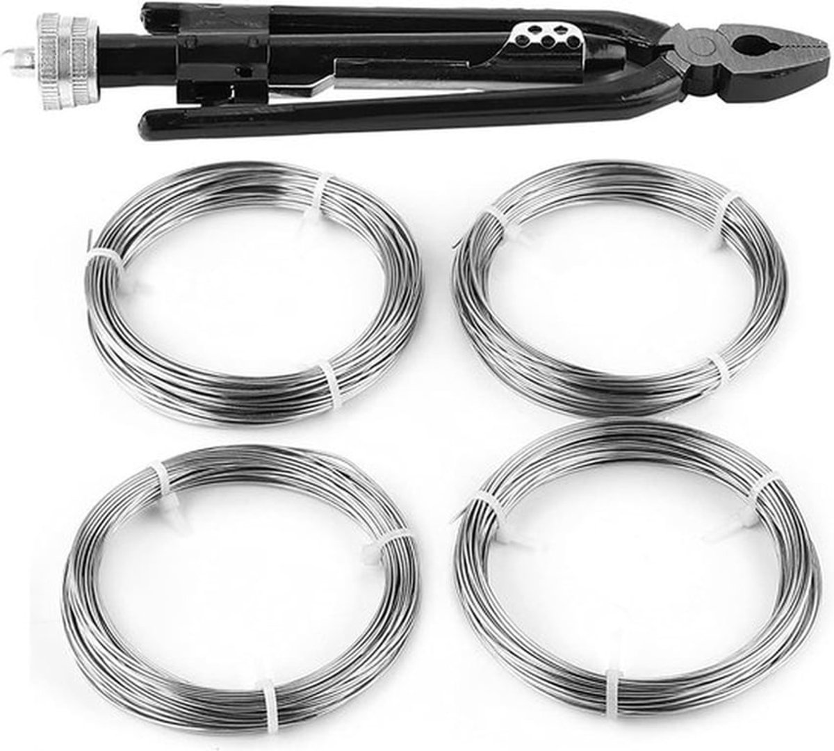 - Draad Draaiing Tang met Automatische Veerbelaste Rendement - Handgereedschap - Veiligheid - Zware Twister - Hoog Koolstofstaal - Geschikt voor Monteurs - 6in