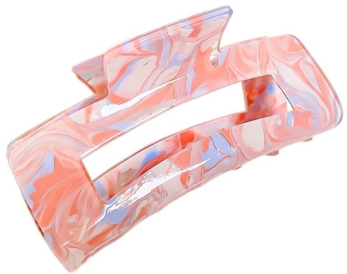Haarklemmen groot 10 cm - Antislip - Haaraccessoires dames/meisjes - Haarstyling-accessoires - Acryl - Verkrijgbaar in 10 kleuren - Haarclip
