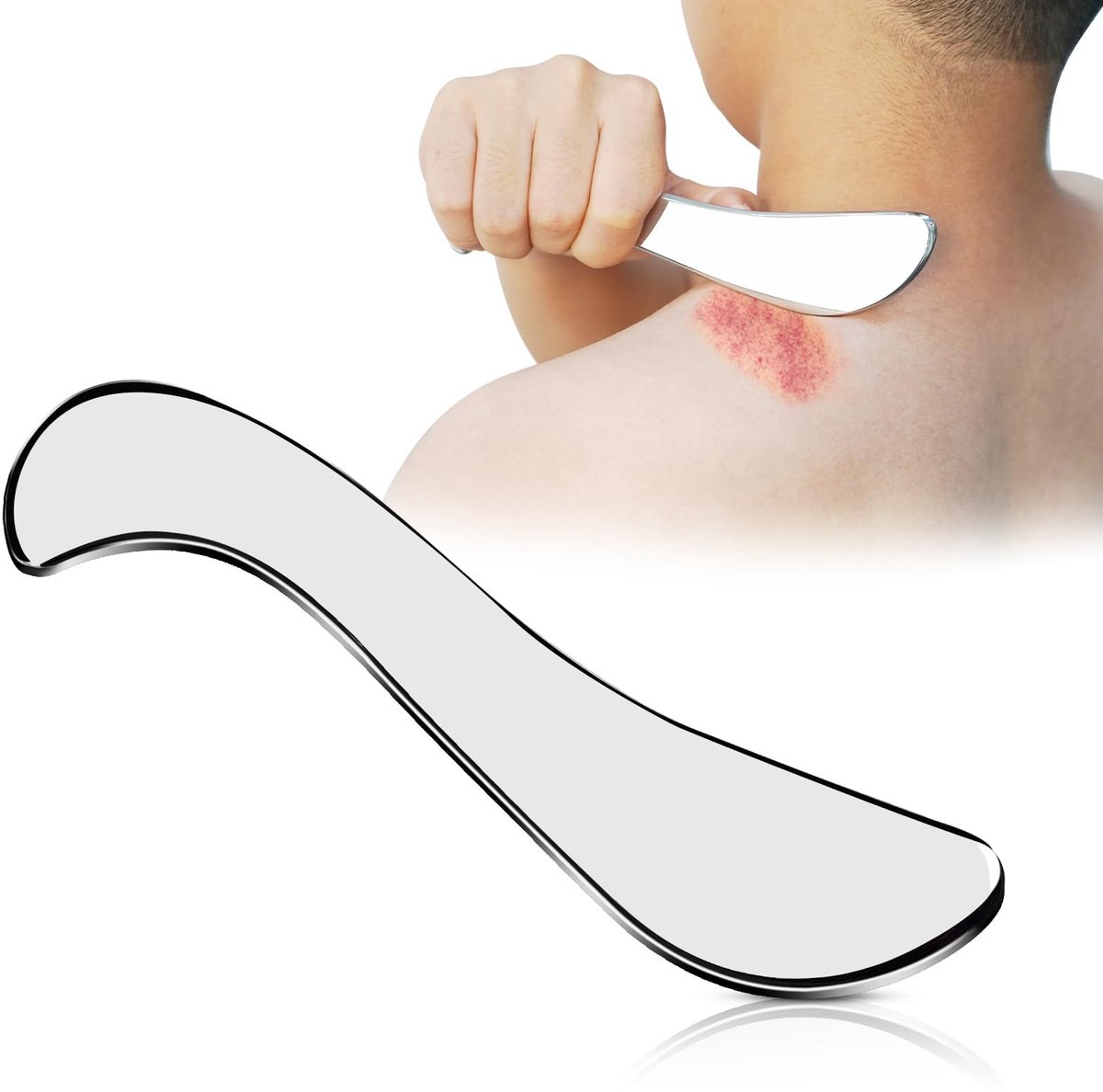Solidchoice - Multifunctionele Gua Sha Scraper voor Massage en Lymfedrainage