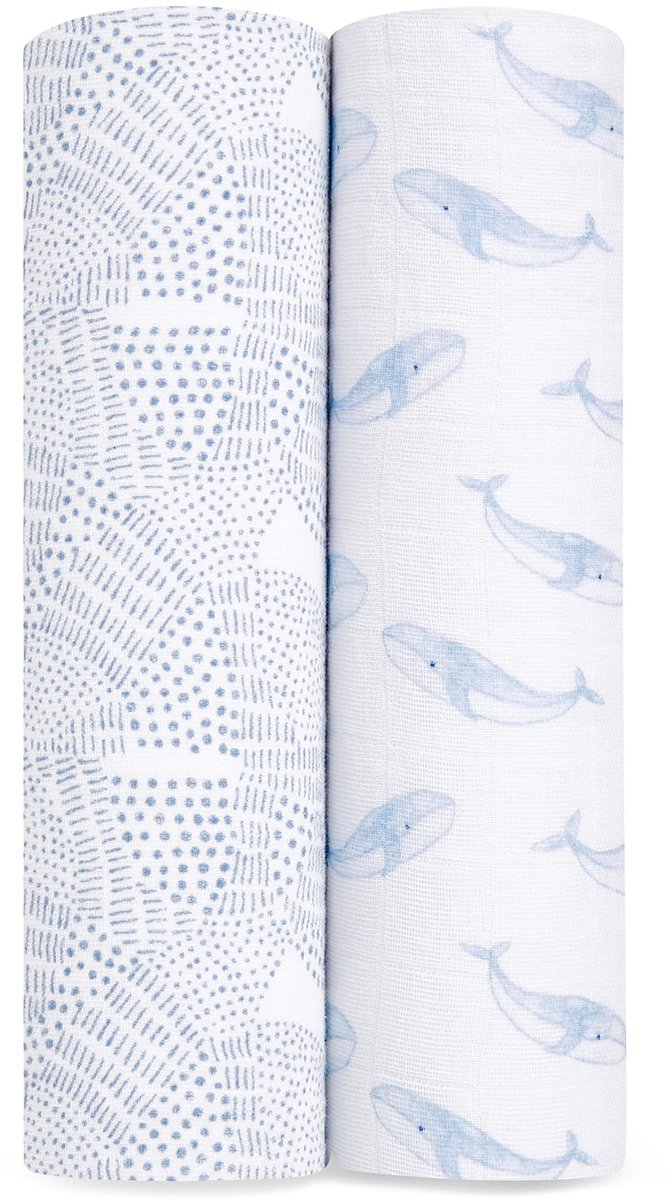 Solidchoice - Ademend Muslin Swaddle Doek voor Baby's, Sterrenpatroon