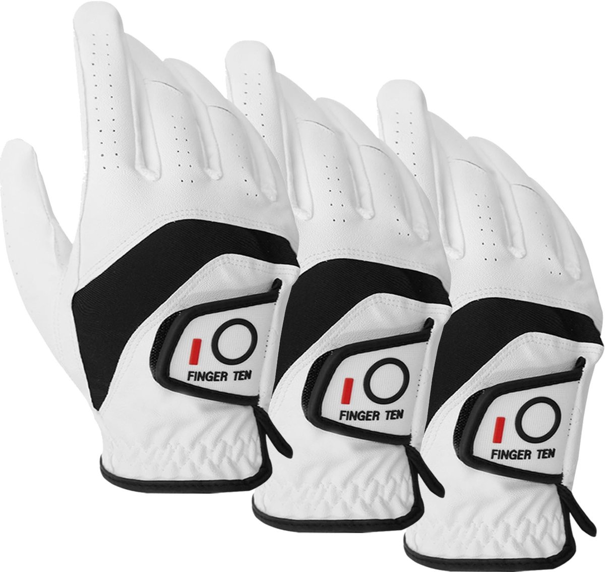 Solidchoice - Golfhandschoenen voor Links in Multipack van 3 Stuks