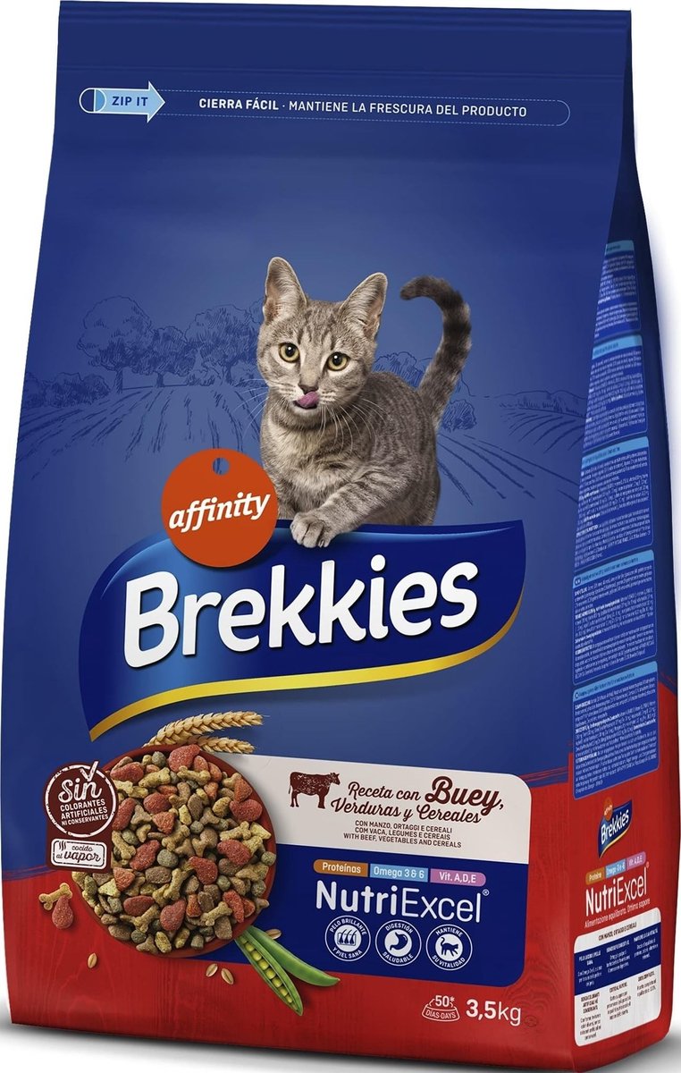 Solidchoice - Kattenvoer met Rundvlees, Groenten en Granen, 3.5 kg
