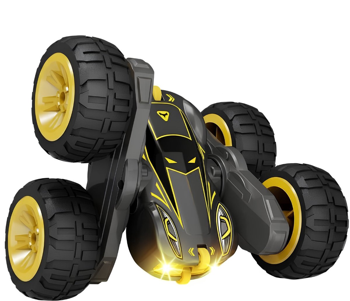 KIRA® Bestuurbare Auto - Bestuurbare Auto voor Buiten - Bestuurbare Auto voor Jongens - Zwart en Geel - 13cm x 15cm x 6cm