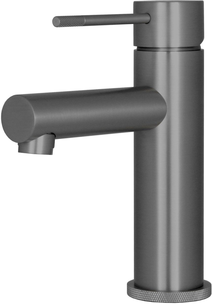 Wastafelmengkraan recht Sanitado Industry in gunmetal