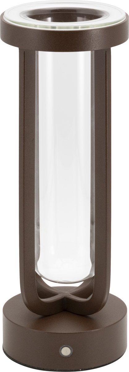 Securit® draadloze tafellamp Florence in bruin