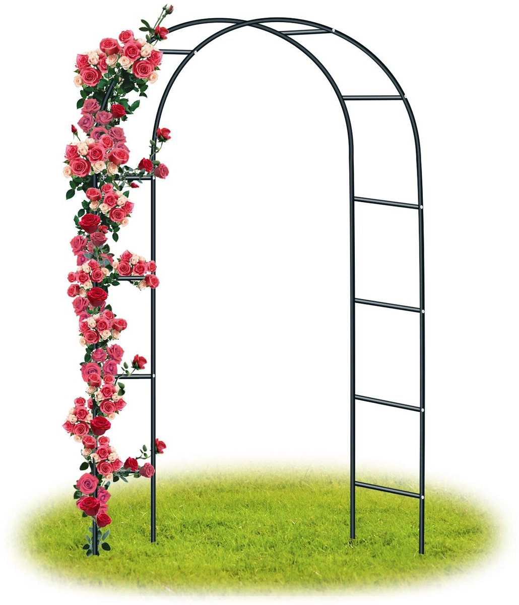 Solidchoice - Rozenboog van Poedergecoat Staal voor Tuin Decoratie
