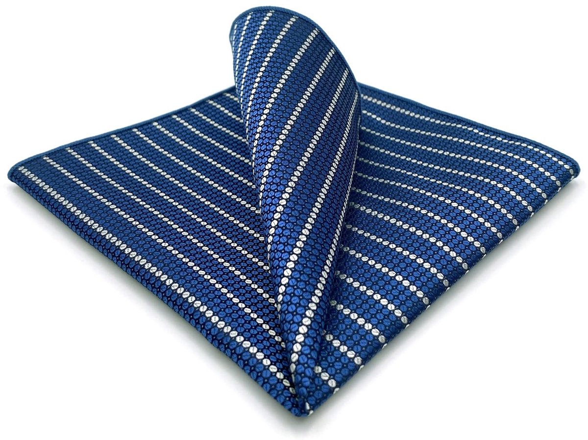 Solidchoice - Gestreepte Zakdoek voor Casual en Formele Gelegenheden