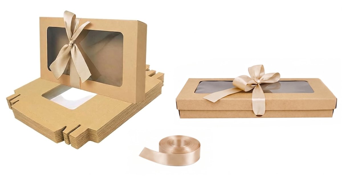 Solidchoice - Luxe Cadeau Dozen met Transparante Deksel, 36 Stuks