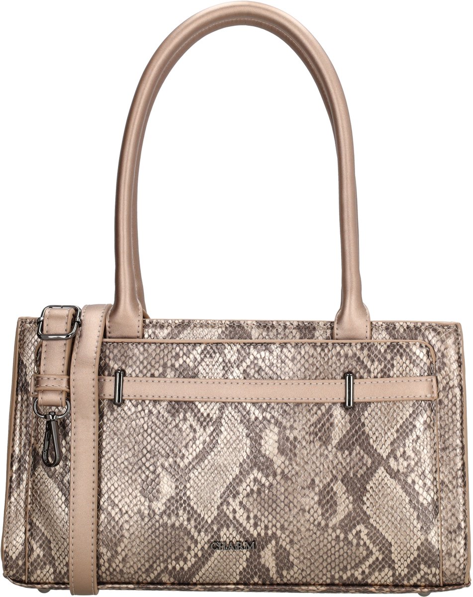 Charm London Sahara Schoudertas - Champagne