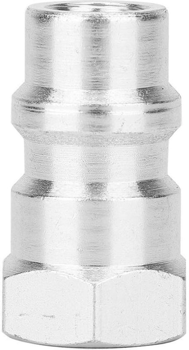 Snelkoppeling R12 R22 R502 naar R134A Conversie - Betrouwbare verbinding - Zilver - Eenvoudig te installeren - Geschikt voor aircondition...