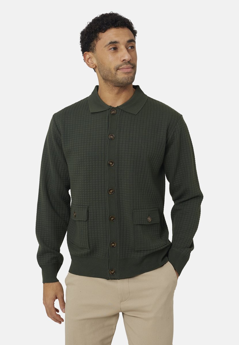Brave Soul - Outdoorshirt - Polyester - Mannen - Maat M - kaki