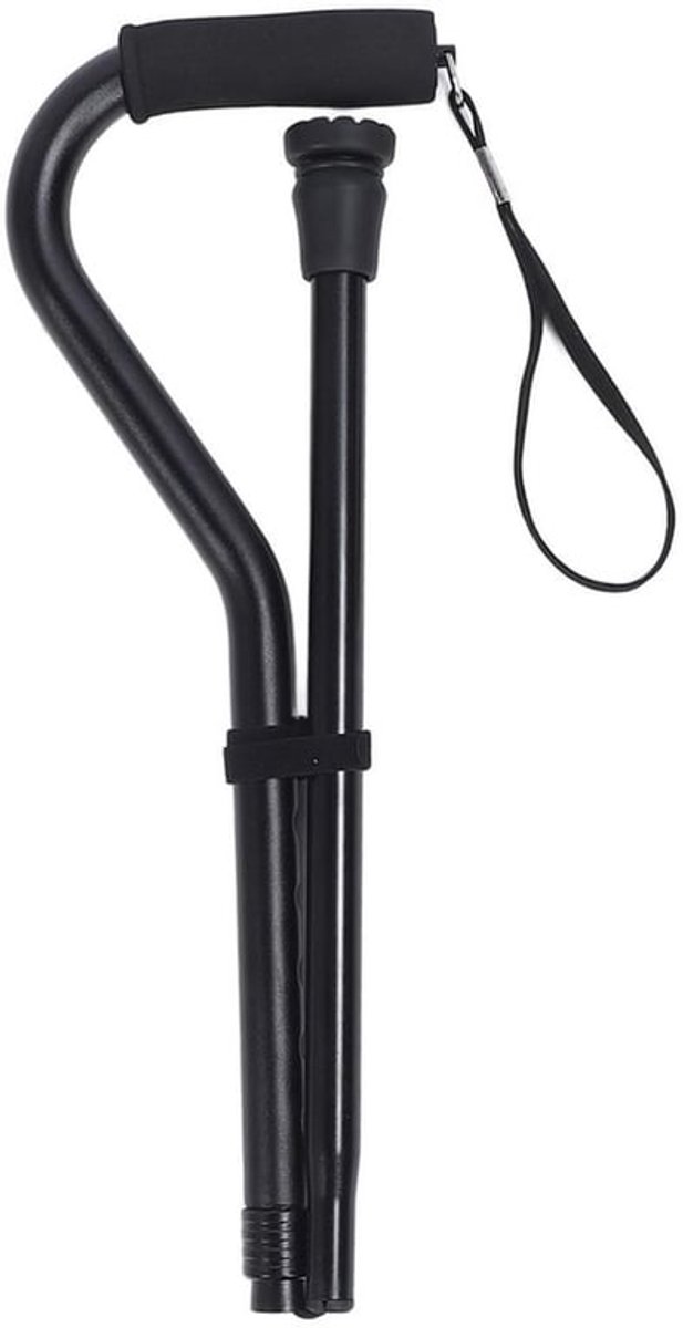 Wandelstok Verstelbaar - Opvouwbaar - Lichtgewicht Aluminium - Ergonomische Handgreep - Antislip Rubberen Tips - Comfortabele Hoogteverstelling - Loopstok