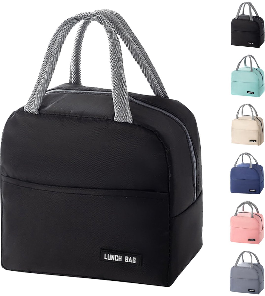 Isolerende Lunchtas voor volwassenen en kinderen, herbruikbare koeltas (5 l)