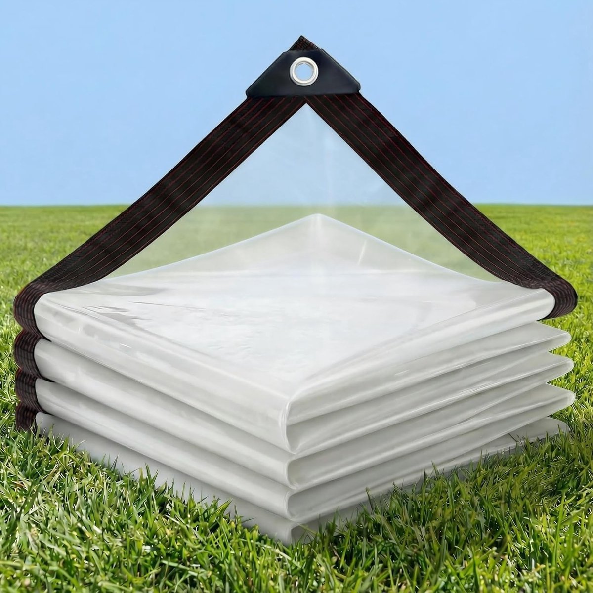 Transparant Zeil - Transparant - 3 x 6 m - Waterdicht en UV-bestendig - Voor Tuinmeubelen en Serre