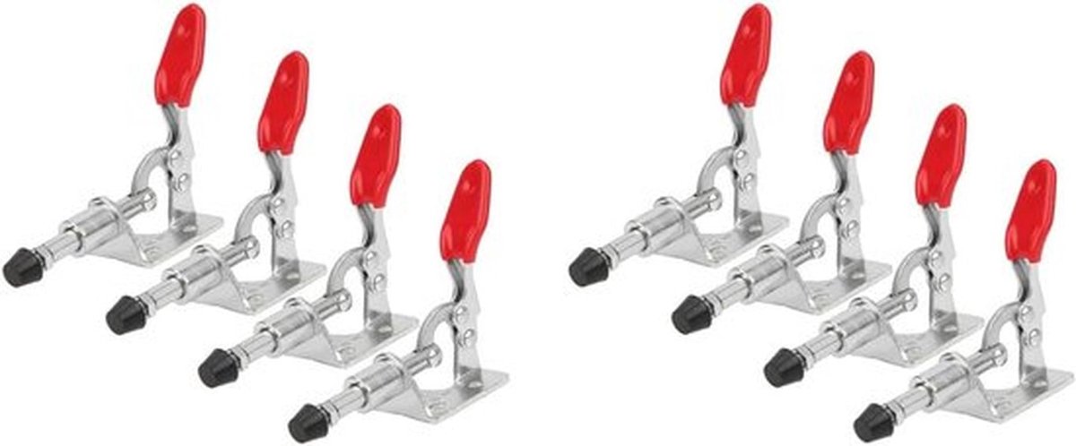 Toggleklem met snelle ontgrendeling voor houtbewerking - 8 stuks - lassen - houd klemmen - 45 kg laadvermogen