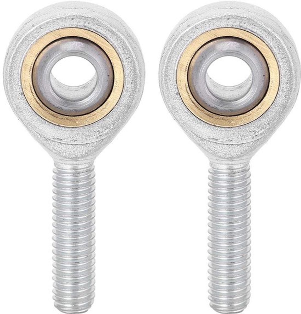 Glijlager Sferisch - Zelfinstellend - 8mm Binnendiameter - 2 Stuks - Roestvrij Staal - Grote Belastbaarheid - Lager