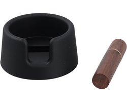 Basis voor koffietamper, silicone tamponstation met 5 naalden van 0.4 mm voor optimale stabiliteit en extractie van espresso, ideaal voor barista's en koffieliefhebbers