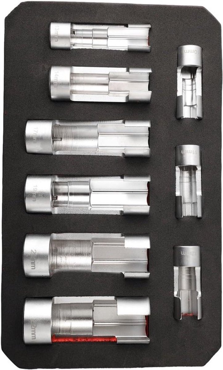 Dopsleutel Set 1/4 3/8 1/2 Inch - Voor Bedrade Sensoren en ABS Buizen - Professionele Kwaliteit