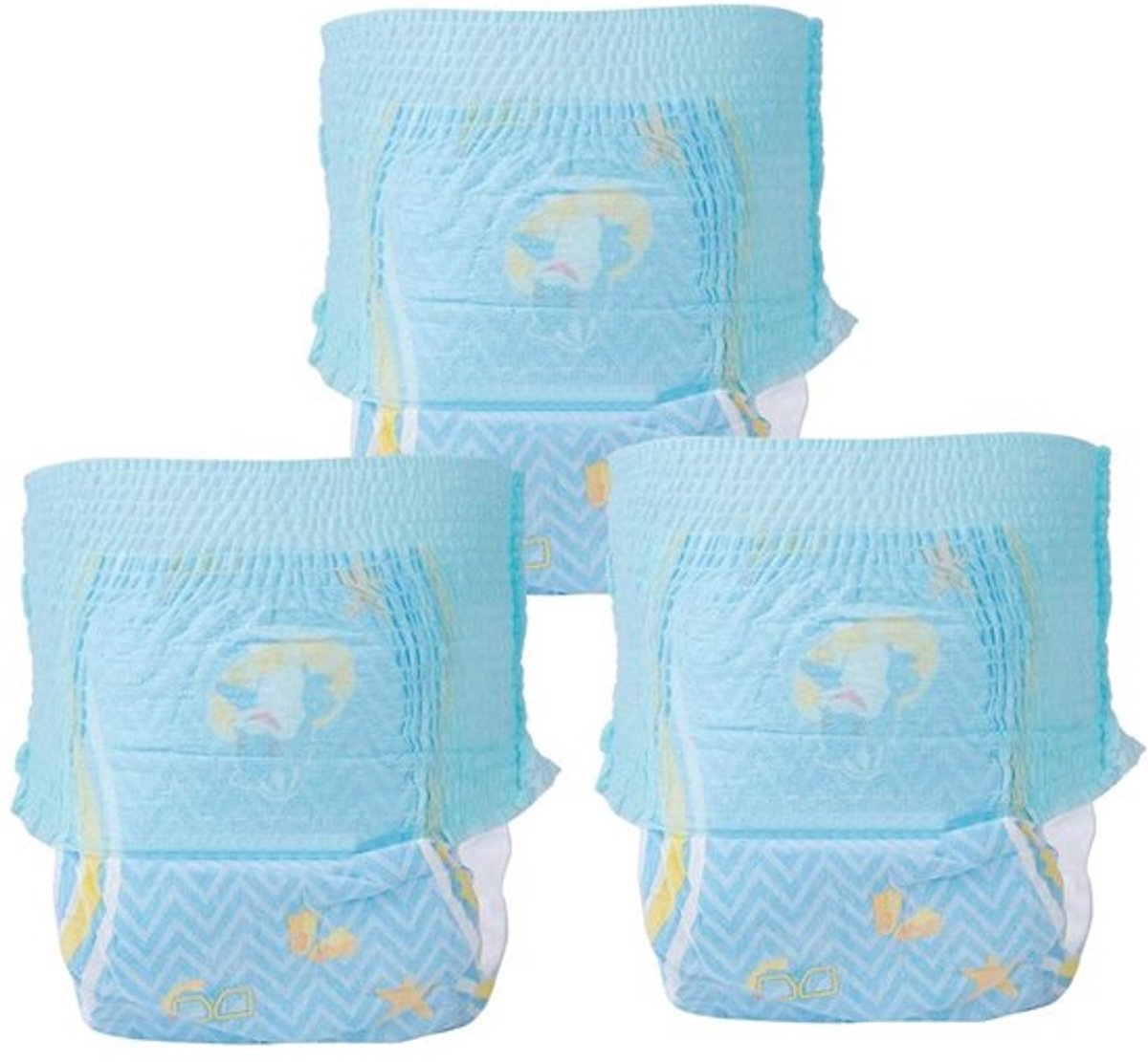 Babyzwemluier 3 Stuks - Wasbare/Herbruikbare Luier - Waterdicht - Lichtgewicht - Superabsorberend - Geschikt voor 6-16 kg - Babybadluiers