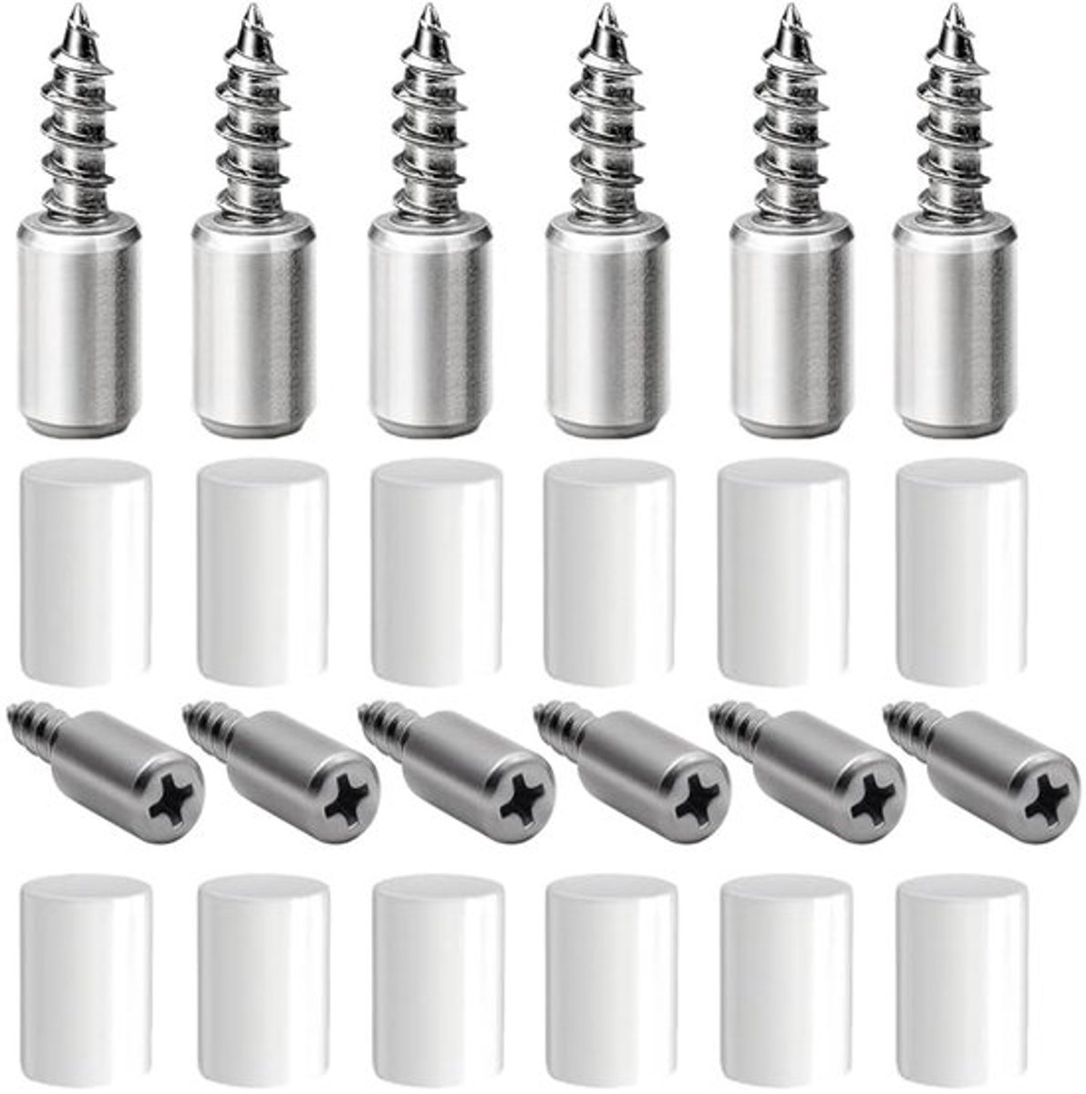 Plankdragers 50 Stuks - Vloerdragers - Plankdrager met Rubberen Bescherming - Plankpennen - Schroeven - Diameter 7,5 mm - Geschikt voor Kasten en Meubels - Planksteunen