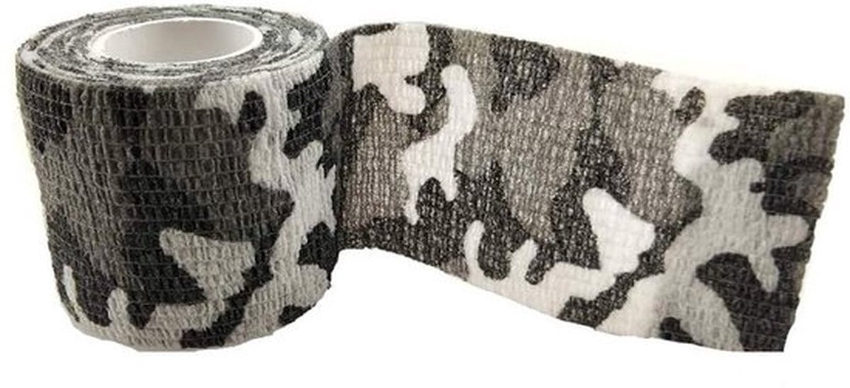 Camouflageverband 10 Rollen - Zelfklevend - Elastisch - Camouflagetape - Wikkeltape - 4,5m x 5cm - Geschikt voor buitengebruik