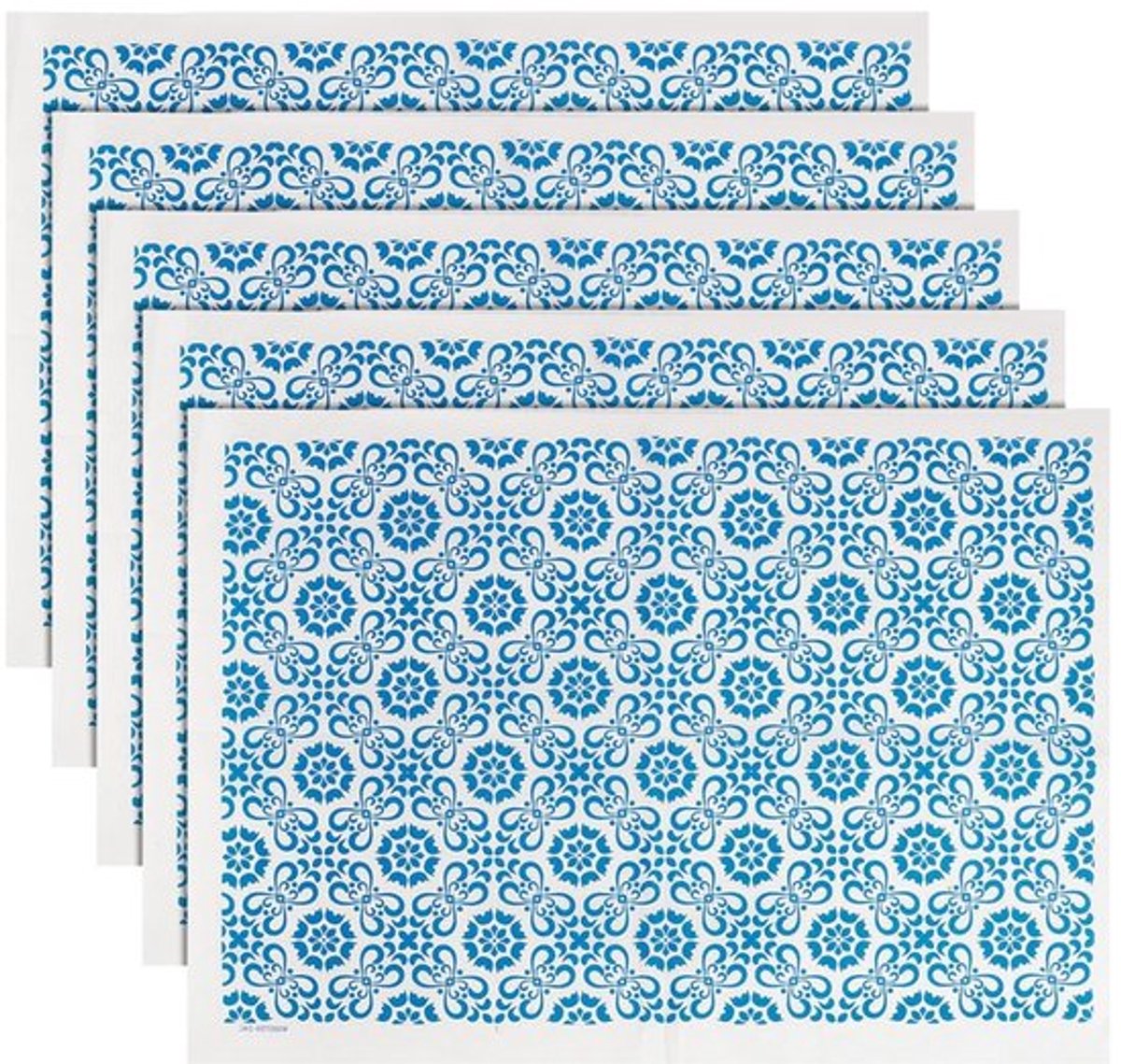 Transferpapier 5 Stuks - Onderglazuur Transferpapier - 520 x 370 mm - Bloemen Patroon - Keramische Stickers - DIY Handwerk