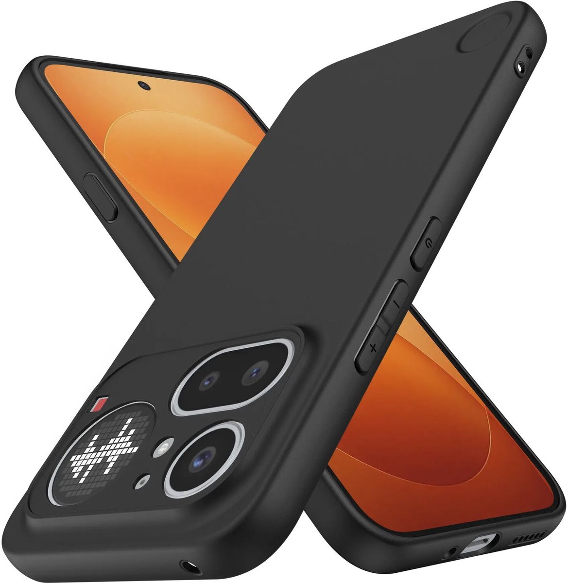 Zwart TPU Hoesje Geschikt voor Nothing Phone 4a Pro - Back Cover Case - Lichtgewicht - Ultra Dun - Flexibel - Zacht