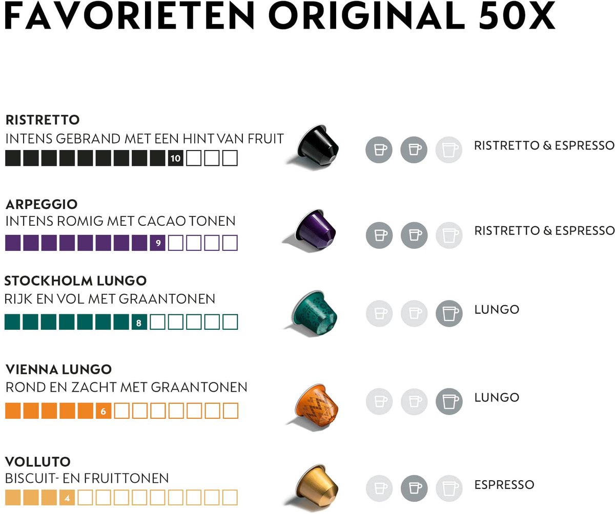 Nespresso - Original - Favorieten Pakket - 60 capsules thumbnail 4