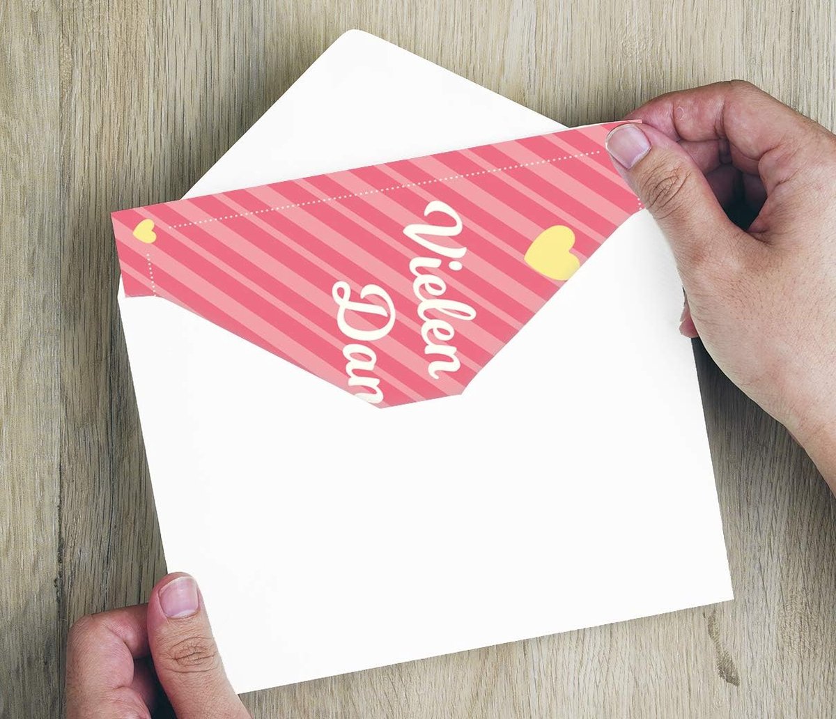 Bedankkaarten 10 stuks - Premium kwaliteit - Vouwkaarten met enveloppen - Perfect voor elke gelegenheid - ShopVlot