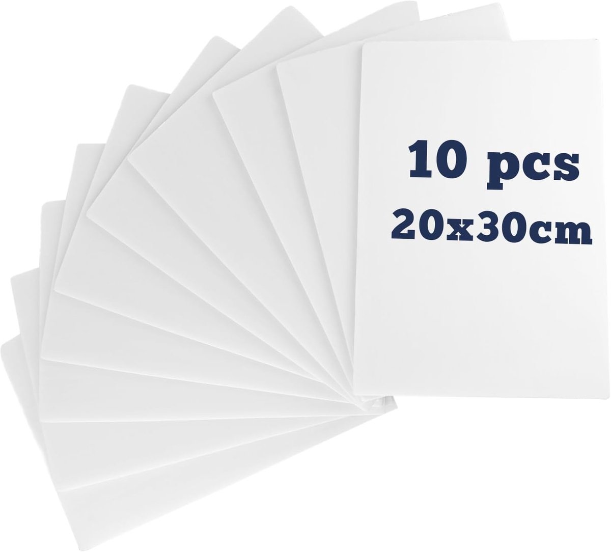 A4 Foam Boards 10 Stuks - Witte Foamplaat - 5 mm Lichtgewicht - Ideaal voor DIY en Presentaties - ShopVlot