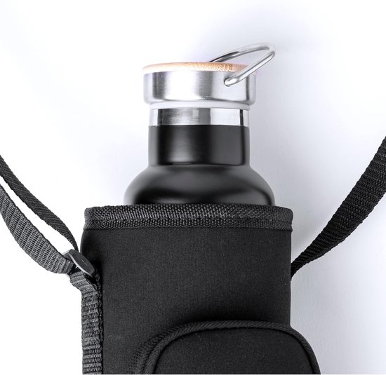 Koeltas voor waterfles tot 1,5 liter - verstelbare schouderriem - ritssluiting - ideaal voor outdoor - ShopVlot — afbeelding 5