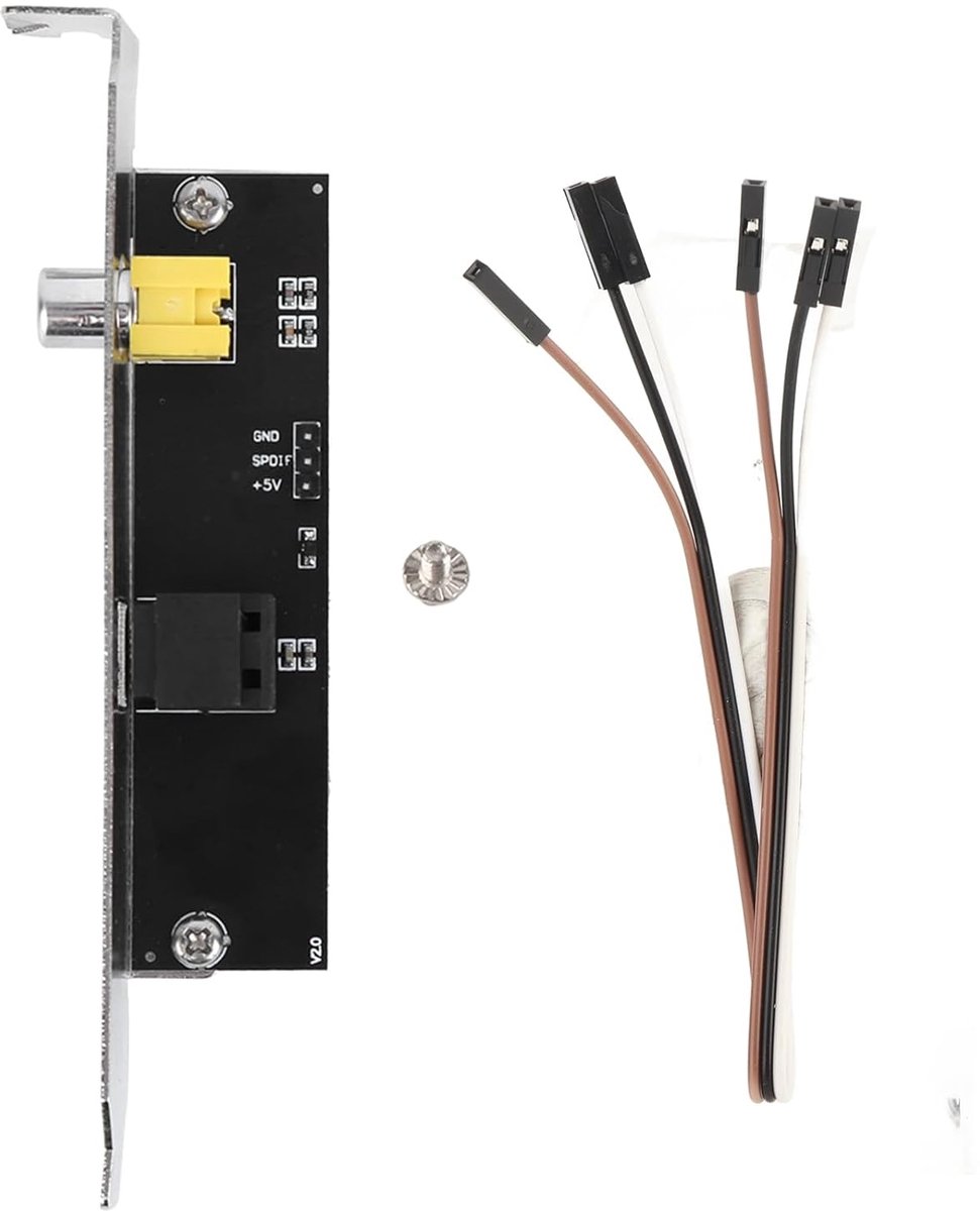 SPDIF Optical OutPlate Kabel Beugel - Voor Moederbord - Hoogwaardige Glasvezel - Eenvoudige Installatie - ShopVlot
