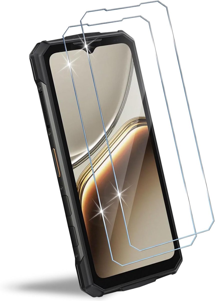 Screen Protector voor DOOGEE Fire 5/Fire 7 Pro - 2 Stuks - Geharde Glas - Schokbestendig en Krasbestendig - ShopVlot