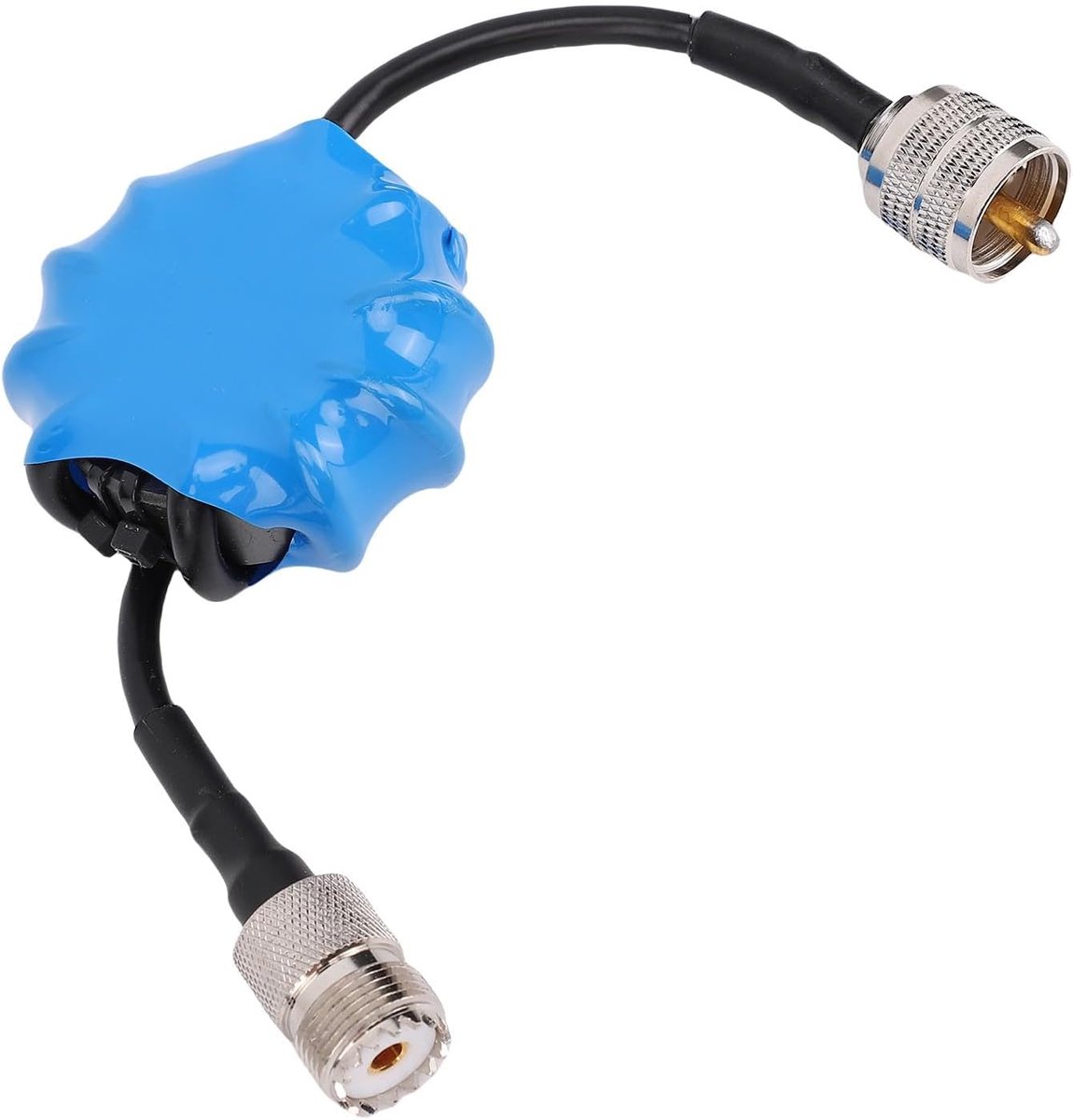 Shortwave choke balun 1.8-30MHz - RF geluidsfilter - PL-259 tot SO-239 aansluiting - ideaal voor HAM radio communicatie - ShopVlot