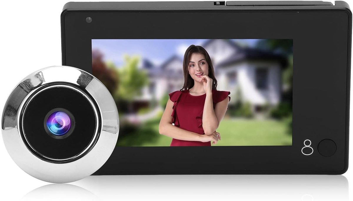 Digitale Deur Spion Draadloze HD Bewakingscamera - 4.3 inch Display - 145° Ultra Brede Hoek - Ideaal voor Thuisgebruik - ShopVlot