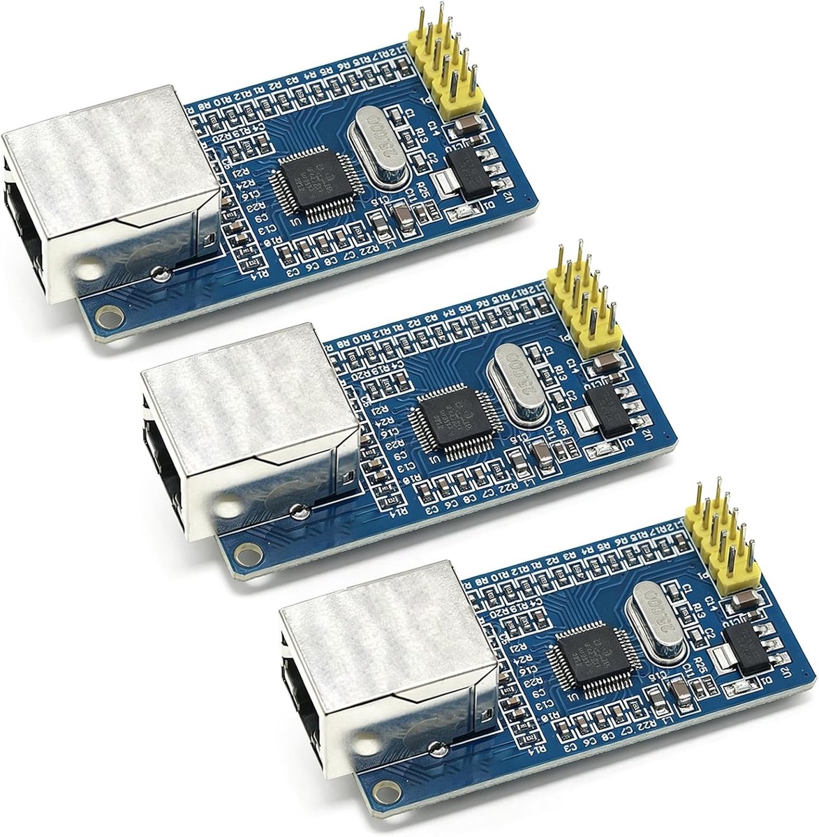 Ethernet netwerk module W5500 - 32K buffer en 8 socket poorten - 3,3V / 5V ondersteuning - ShopVlot