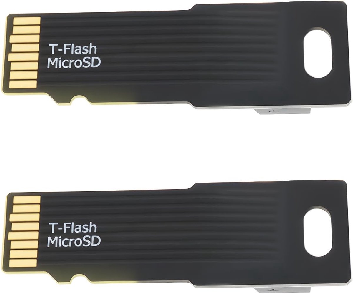 Micro SD TF geheugenkaart adapter - 2 stuks - male naar female - eenvoudig datatransfer - ShopVlot