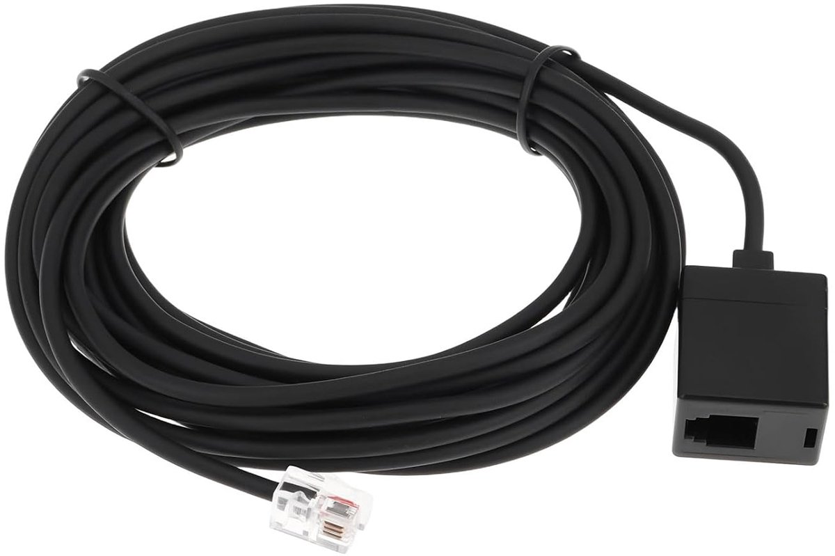 Sensor verlengkabel 5m - RJ9 connector - Geschikt voor SONOFF sensoren - Vergroot bereik tot 60 meter - ShopVlot