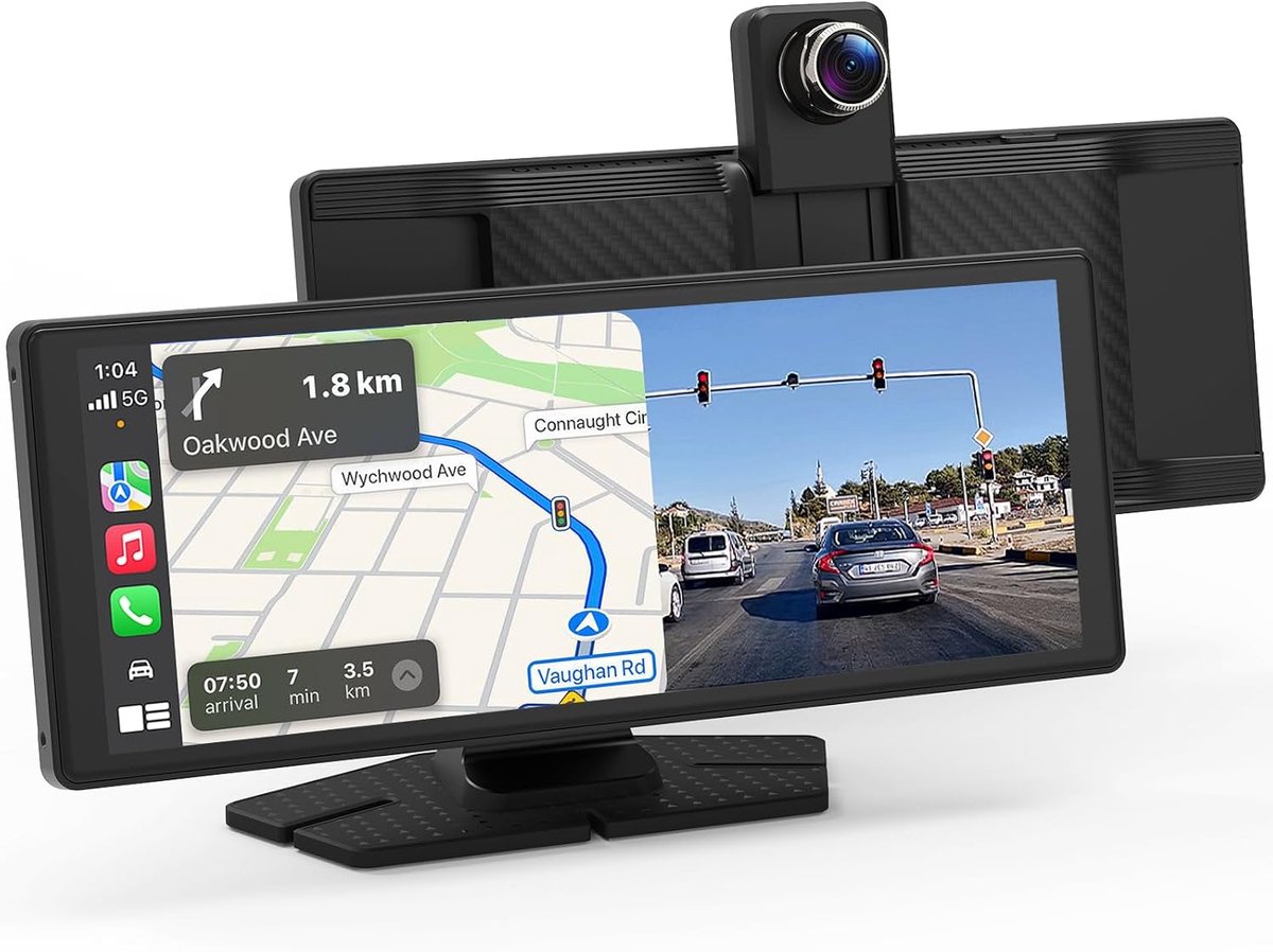 Car touchscreen 28 cm - met camera - GPS navigatie - Siri compatibel - ShopVlot