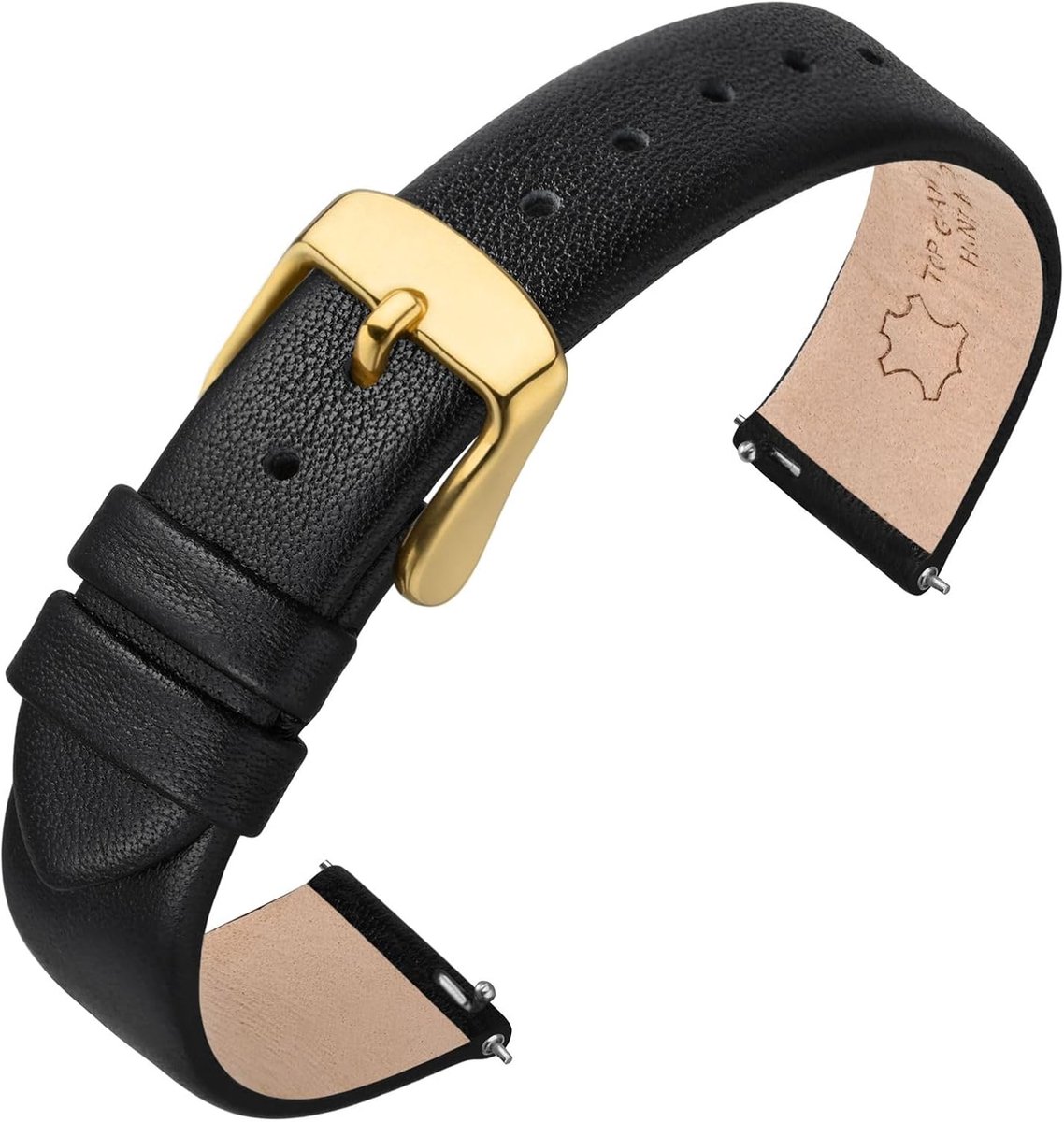 Horlogeband 12mm-22mm - Topkorrel leer - Snelle bevestiging - Stijlvol voor elke gelegenheid - ShopVlot
