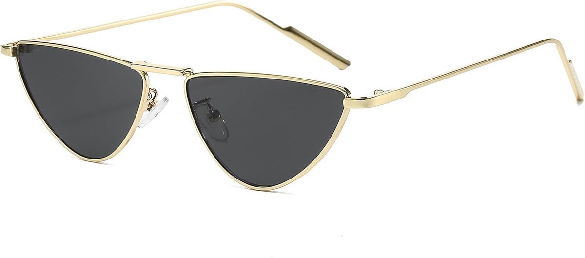 Zonnebril voor dames en heren - metalen frame - retro vintage - trendy 70s stijl - ShopVlot